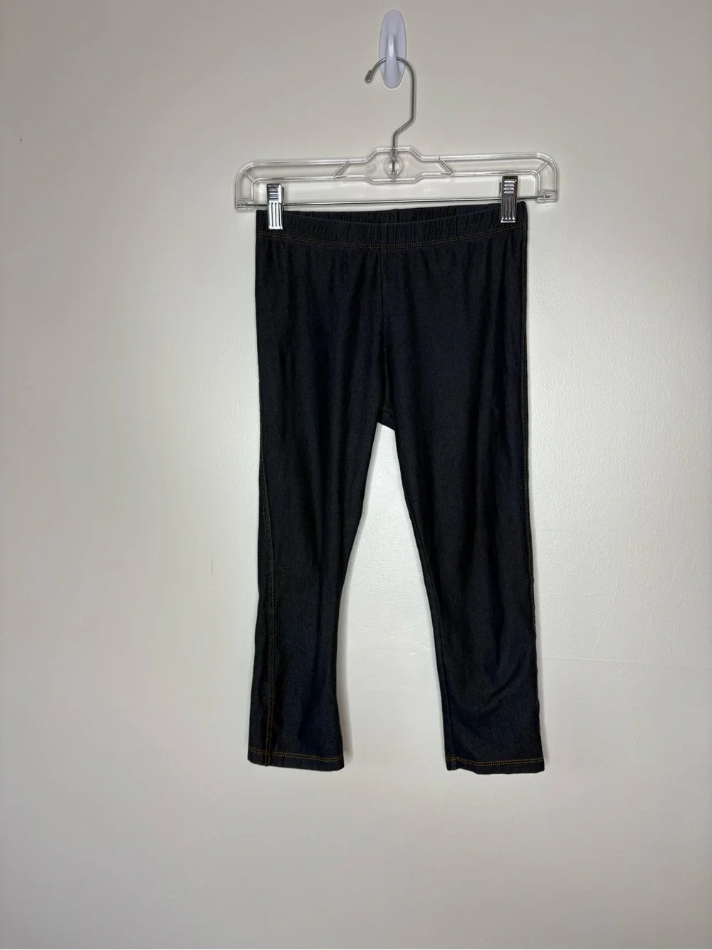 Children’s Place girls capri length Elastic-Waist denim color Leggings L 10/12